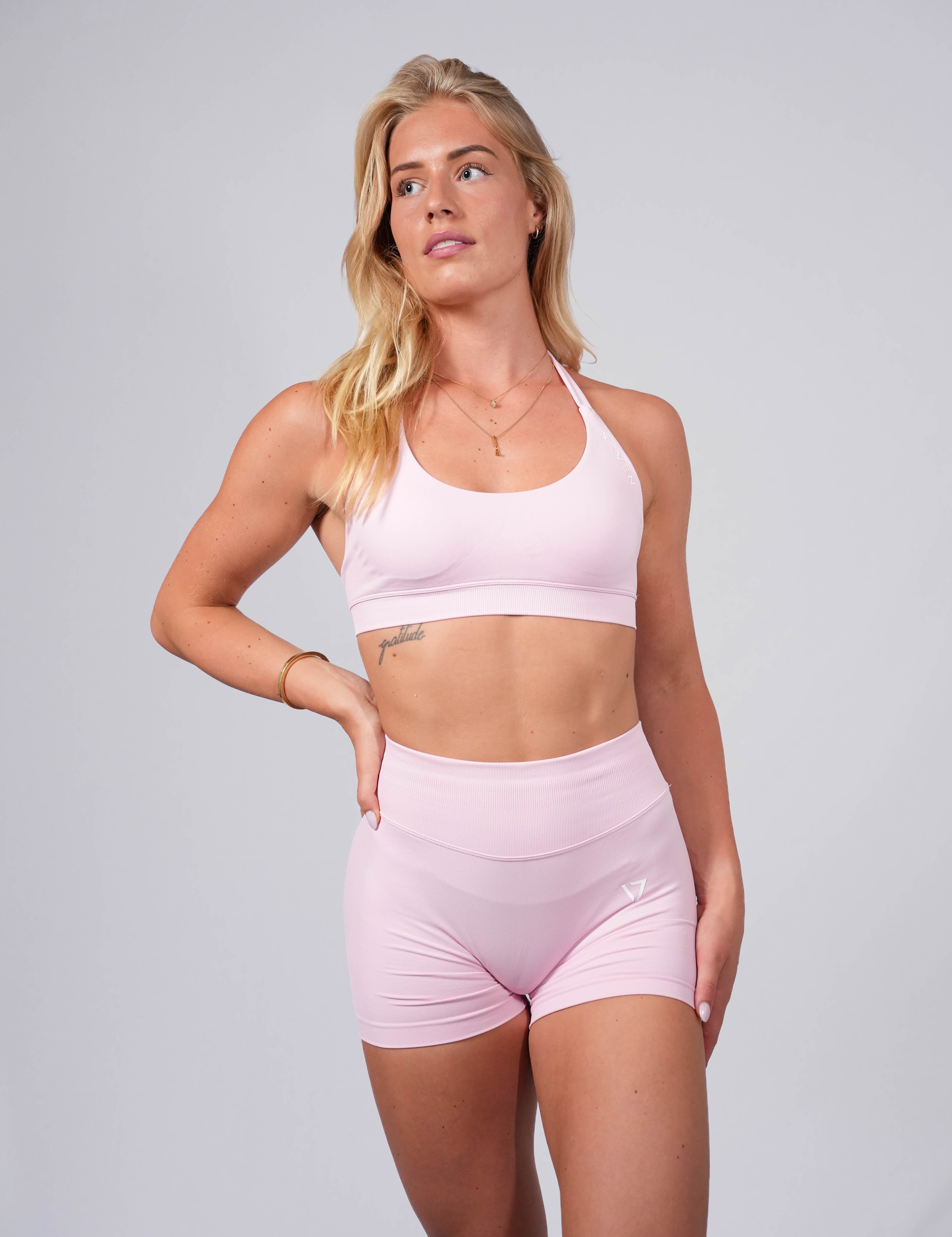 SEVEN Seamless Sports Bra in blush roze